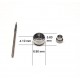 EBERHARD steel watch crown tube pin COR 41030 TUB 41030 aiglon GT grande taille