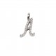 Pendant Initial A Gold and Diamonds ct. 0.14 *CD372A