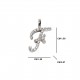 Pendant Initial "E" Gold and Diamonds ct. 0.17 *CD372E