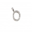 Pendant Initial "O" Gold and Diamonds ct. 0.15 *CD372O