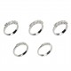 Ring 5 Diamonds ct. 0,35 & White Gold 18kt ref. AN396C