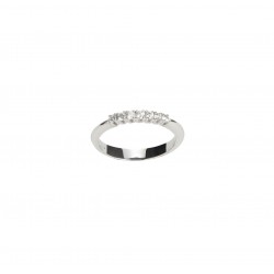 Ring 7 Diamonds ct. 0,35 & White Gold 18kt ref. AN397B