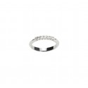 Anello Veretta 7 Diamanti ct. 0.35 e oro 18kt e ref. AN397B