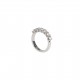 Ring 7 Diamonds ct. 0,70 & White Gold 18kt ref. AN397D