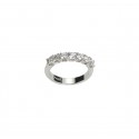 Ring 7 Diamonds ct. 1,00 & White Gold 18kt ref. AN397E