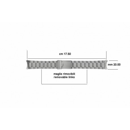 HAMILTON steel bracelet H695695101 H695.695.101 H695290 Khaki Field Mechanical 42mm
