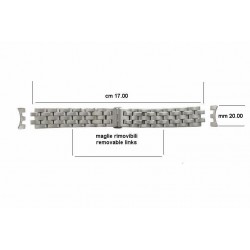 HAMILTON bracciale acciaio H695694102 H695.694.10 H694390 Khaki Field Mechanical 38mm