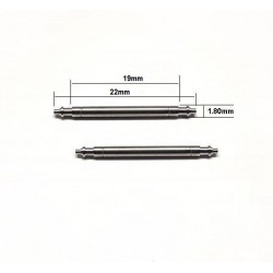 OMEGA 2x Anse a molla 19mm 068ST2207 ORIGINALI