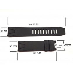 OMEGA black Rubber strap 21mm 98000087 28695091 28695291 29695091 29695291