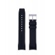 HAMILTON JAZZMASTER Seaview Black rubber strap 22mm H691.376.100 H691376100 for H37616331 H376160