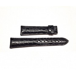 LONGINES black strap 20mm L682.101.263 L682101263 Heritage L2.637.6 L4.715.4 