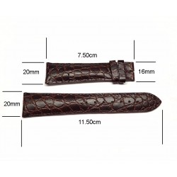 LONGINES brown strap 20mm L682100982 L682.100.982 L4.686