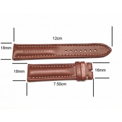 EBERHARD brown leather strap ORIGINAL 18mm 881, 882 x 42007 32003