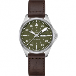 HAMILTON orologio ref. H64635560 Khaki Aviation Pilot Day Date Auto