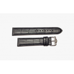 BULOVA black strap 20mm CLIPPER 96A242 93A244  (8692132)