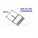 LONGINES ORIGINAL steel buckle 20mm L649101690 boucle hebilla Dornschließe modello Charleston L649.101.690