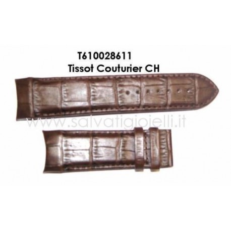 TISSOT Brown strap T610028611 for Tissot Couturier CH