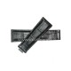 MORELLATO for ROLEX Datejust Black leather strap 20mm alligator pattern