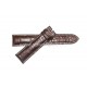 EBERHARD cinturino coccodrillo marrone scuro EXTRA FORT 20mm ref 039 (squame larghe)