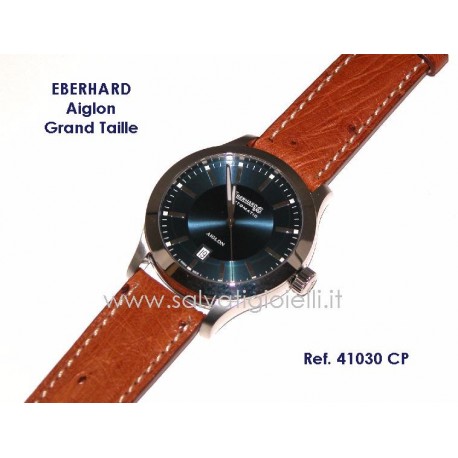 EBERHARD Orologio Aiglon Grande Taille Bleu (senza numero sul quadrante) 41mm ref. 41030 CP