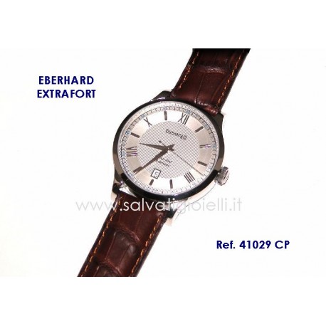 EBERHARD Watch Extra Fort White 40mm (with roman numerals) ref. 41029 CP