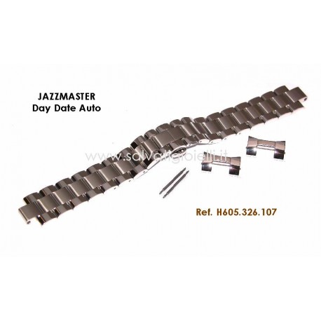 HAMILTON bracelet JAZZMASTER Day Date 20mm H605.326.107 ref H605326107