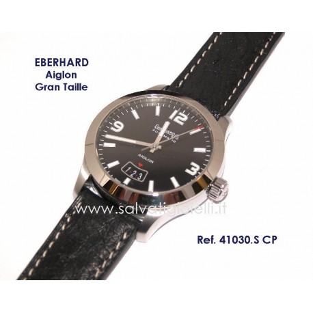 EBERHARD Watch Aiglon Grande Taille Black 41mm ref. 41030.S CP