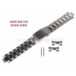 HAMILTON cinturino bracciale KHAKI KING bracelet H605.644.103 strap H605644103 x H644510