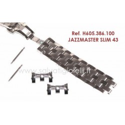 HAMILTON cinturino bracciale JAZZMASTER SLIM 43 H605.386.100 H605386100 x H386150