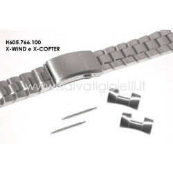 HAMILTON cinturino bracciale X-Wind steel bracelet H605.766.100 strap H605766100 x x H776160 H776260