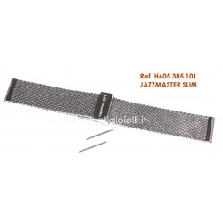 HAMILTON bracciale 22mm acciaio milanese H695.385.101 H605385101 H386150