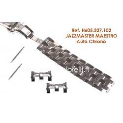 HAMILTON steel bracelet strap JAZZMASTER MAESTRO chrono  H695.327.102 H695327102 H327660 H327160 H327161 