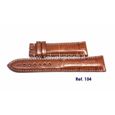 EBERHARD brown crocodile strap x TAZIO NUVOLARI GRAND TAILLE 31036  ref. 104