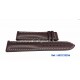 LONGINES brown strap CONQUEST 19mm L682.125.256 ref. L682126256