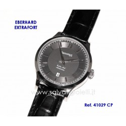 EBERHARD Watch Extra Fort Black 40mm (with roman numerals) ref. 41029 CP