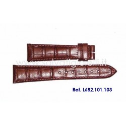 LONGINES brown strap 20mm L682.101.103 ref. L682101103