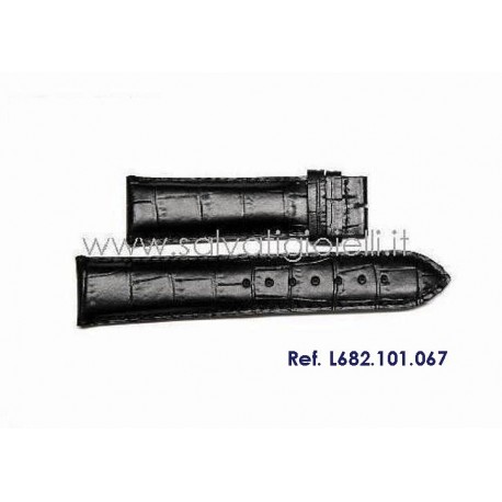 LONGINES black strap 21 mm L682.101.067 ref. L682101067