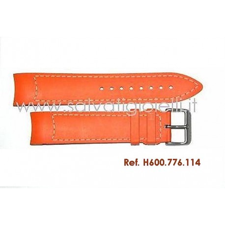 HAMILTON cinturino AIR RACE orange rubber strap H600.776.114 ref. H600776114 x H776650 H776950