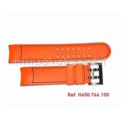 HAMILTON X-COPTER orange rubber strap H691.766.100 H691766100 H766160