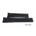 TAG HEUER black textile fabric strap AQUARACER 21mm ref. FC6363 for WAY211B WAY211..