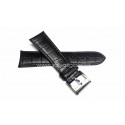 HAMILTON cinturino Nero JAZZMASTER Maestro 23mm H690.327.102 H690327102 x H327660 H327160 H327161