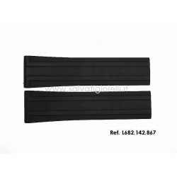 LONGINES black strap Legend Diver Heritage 22mm L682.142.867 L682142867 L3.674.4 L2.808.4