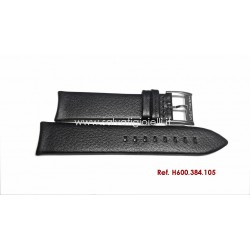 HAMILTON black strap INTRA-MATIC 20mm H690.384.105 H690384105 H38455751 H38455731 H384550