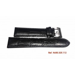 HAMILTON  JAZZMASTER black leather strap 20mm H600.325.112 ref. H600325112 x H325650
