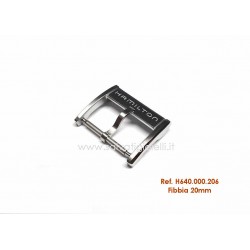 HAMILTON steel buckle 20mm H640000206 boucle bebilla Dornschließ H640.000.206