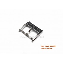 HAMILTON fibbia 18mm H640000205 steel buckle boucle  bebilla Dornschließe H640.000.205