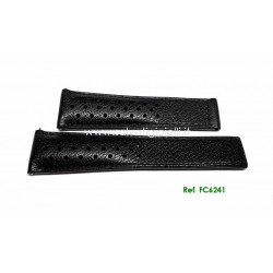TAG HEUER MONACO black strap 22mm FC6241 FC6241 CAW211A WW2110 CW2111 CAM2110