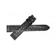 EBERHARD cinturino coccodrillo nero 18mm rif. 814 ex 813