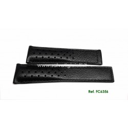 TAG HEUER MONACO black strap 22mm FC6356 CAW2111 CAW2111/0 CAW2111/1 CAW211AA CAW211AB CAW211P CAW211U