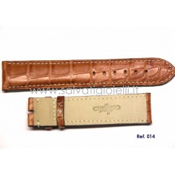 EBERHARD Light brown crocodile strap x CHRONO 4 -  20mm rif. 014 ( x ref. 30058, 30064, 31041, 30158 )